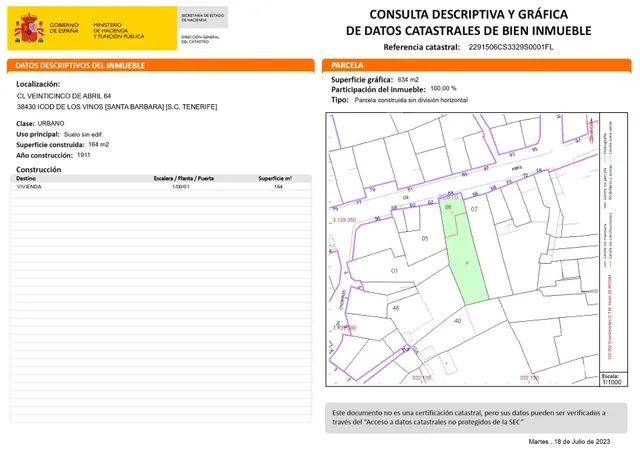 TERRENO URBANO EN ICOD — 20