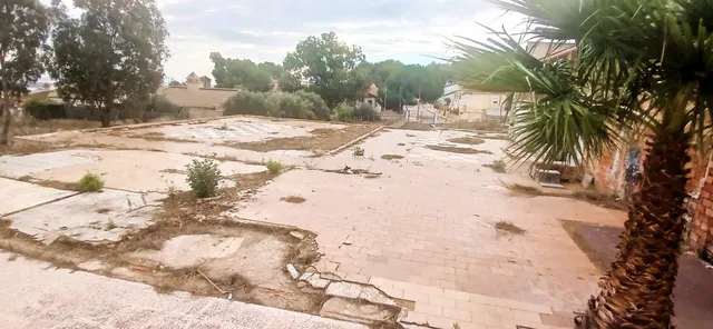 SE ALQUILA PARCELA VALLADA A DOS CALLES DE 3600 MTS2 CON NAVE DE 30O MTS2  EN VISTABELLA  A  10 KMS. DE TORREVIEJA — 10