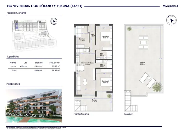 Ático 3 habitaciones 78m² en venta - Santiago de la Ribera — 21