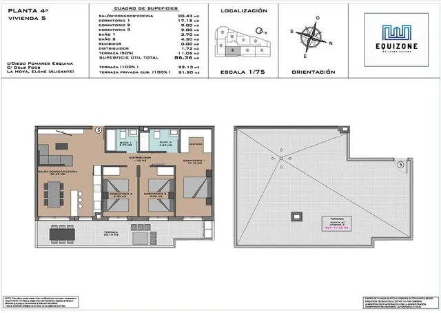 Promoción nueva en urbanización con piscina terraza y garaje - foto 2