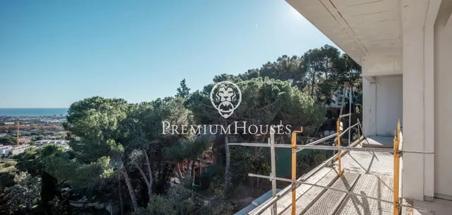 Obra Nueva en construcción en Premià de Dalt con vistas mar - Costa Barcelona — 17