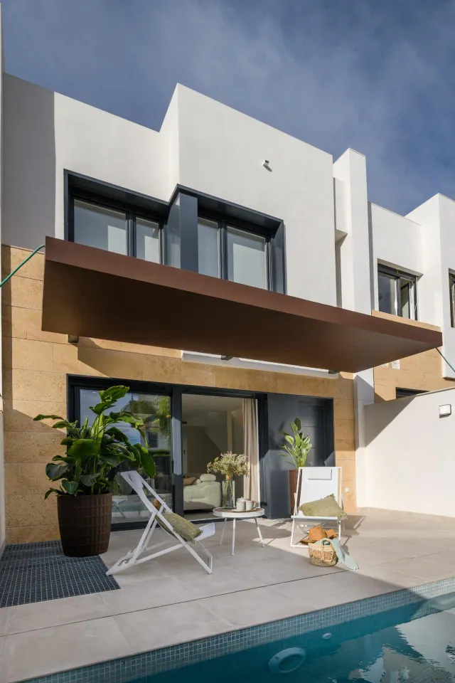 3ª FASE Atrio Residencial.  Chalets adosados con piscina en Guadalupe — 24