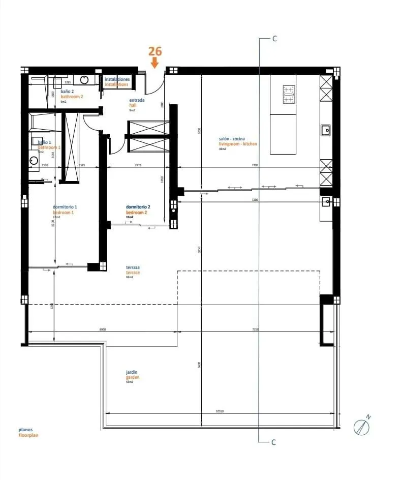 Piso 2 habitaciones 144m² en venta - Arroyo Enmedio