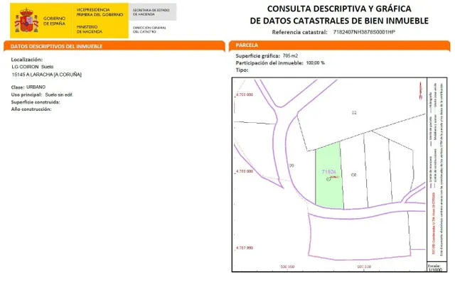 Solar muy próximo al centro de A Laracha — 14
