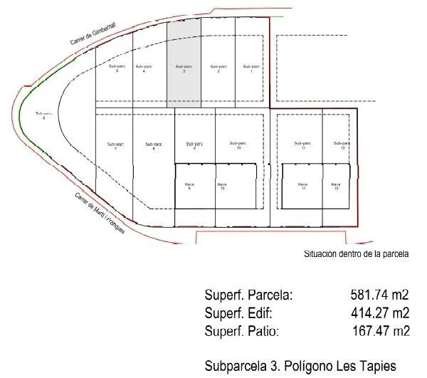 FANTÑSTICA PARCELA DE 581 M2 EN LES TAPIES HOSPITALET DE LÂ´INFANT — 2