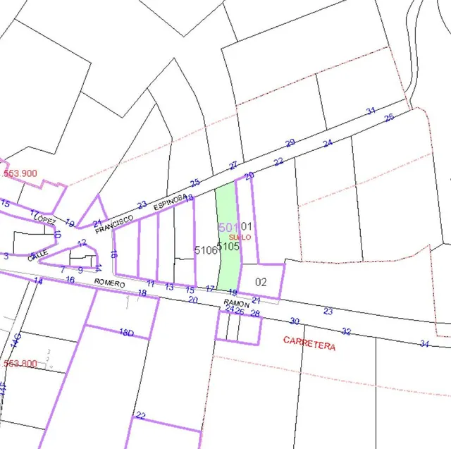 Parcelas URBANAS de 620 m2 en Torresmenudas