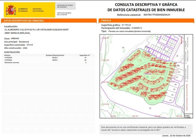 Venta de Vivienda en Manilva, Málaga. Activo Inmobiliario Sin Posesión / No Se Puede Visitar / Ni Financiar. — 3