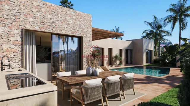 Villa de nueva construcción estilo Ibiza con características de lujo en Jávea — 2