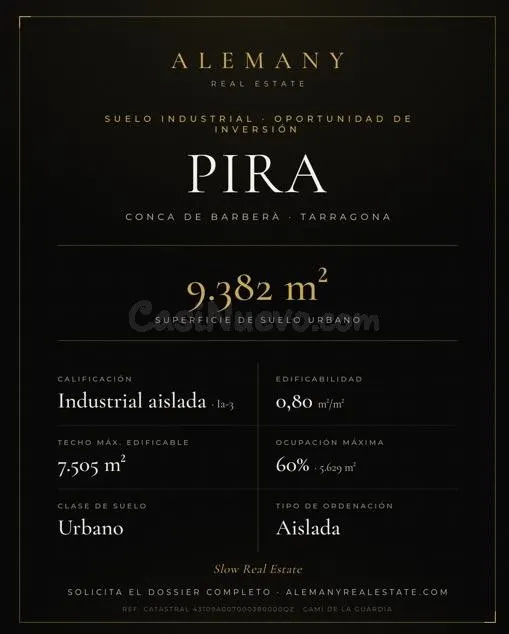 SOLAR INDUSTRIAL DE 9.382 M2 EN PIRA - foto 2