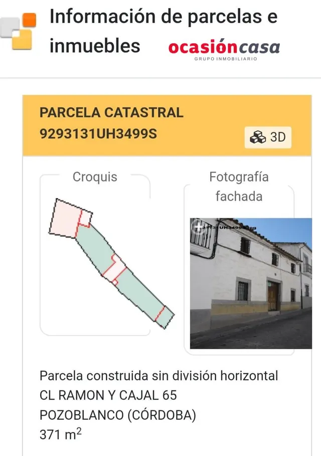 CASA PARA SOLAR O REFORMAR