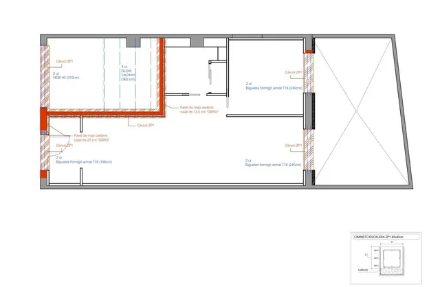 LOCAL COMERCIAL EN VENDA AMB PROJECTE DE CANVI D'ÚS A HABITATGE / CENTRE DE VILANOVA DEL CAMÍ — 29