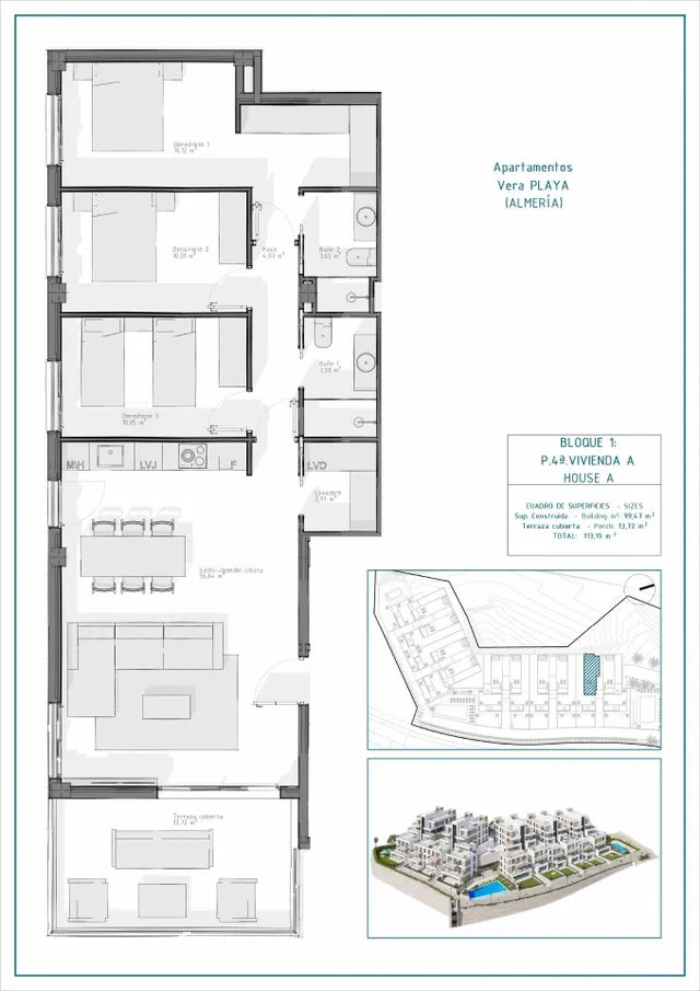 Apartamentos de nueva construcción en Vera Playa, Almería: viviendas modernas cerca del mar — 9