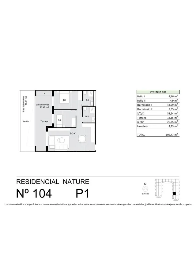 Apartamentos de 2 dormitorios y 2 baños con vistas despejadas, zona San Miguel de Salinas — 18