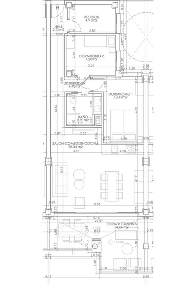 Apartamento 3 habitaciones 71m² en venta - Riviera del sol — 24