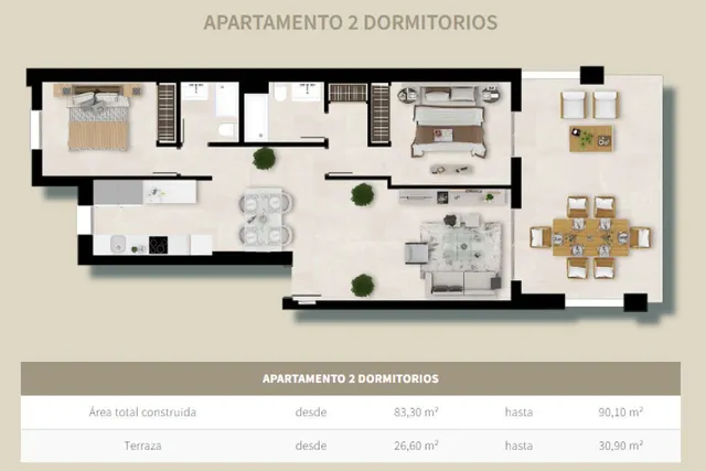 Apartamento 2 habitaciones 83m² en venta - Estepona Golf — 16