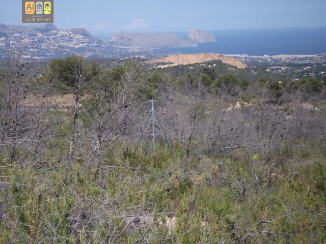 Parcela de 10.000m2 con increibles vistas al mar. Situada en la falda de Ponoig — 7