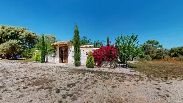 Casa de campo reformada en Biniali con piscina y vistas pano