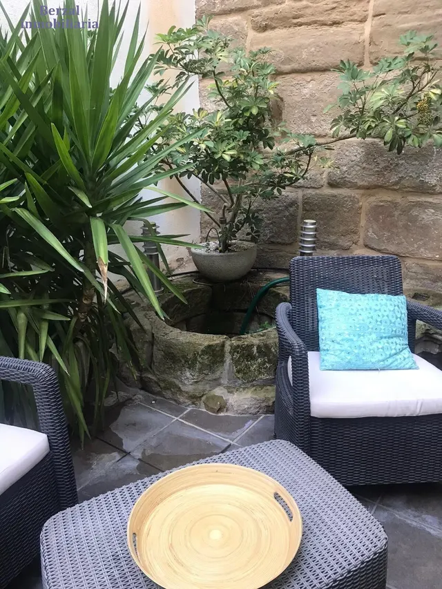 Vivienda SINGULAR en el centro de Logroño.Planta baja, más dos. Terraza de sesenta metros y jardin con pozo. — 35