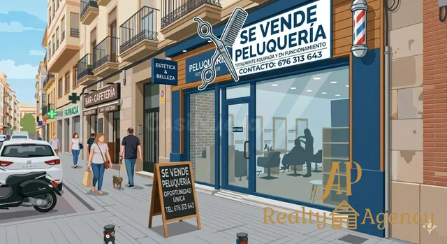 OPORTUNIDAD DE INVERSIÓN – PELUQUERÍA en funcionamiento con 