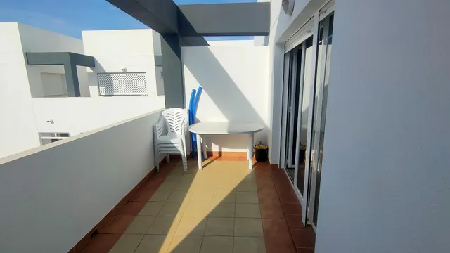 Apartamento de 1 dormitorio con terraza y piscina en Urbanización Milenio III en San Juan de los Terreros — 13