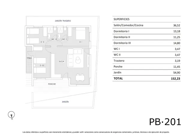 Bungalow 3 habitaciones 85m² en venta - Centro — 11
