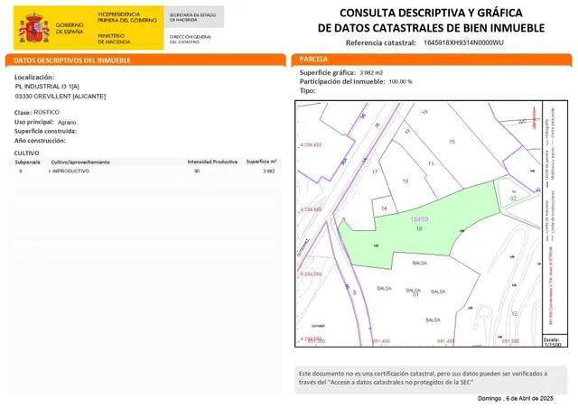 PARCELA DE 3.900 M2 FACHADA A CARRETERA N-340 — 7