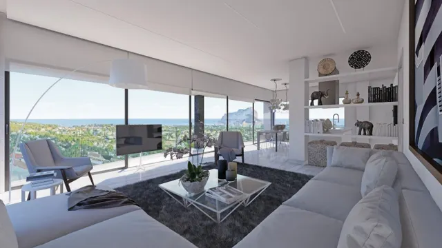 Vivienda de lujo de 3 plantas con maravillosas vistas panorámicas al mar. — 2