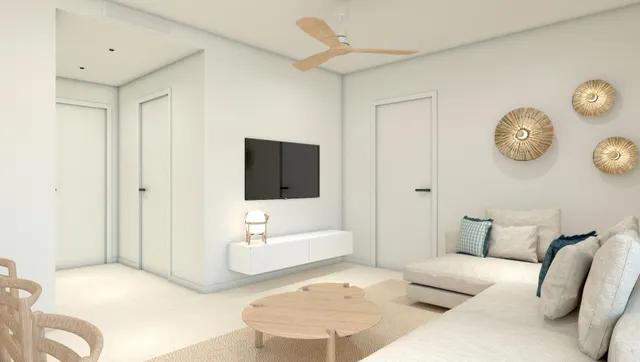 Apartamento tipo bungalow con piscina privada — 4