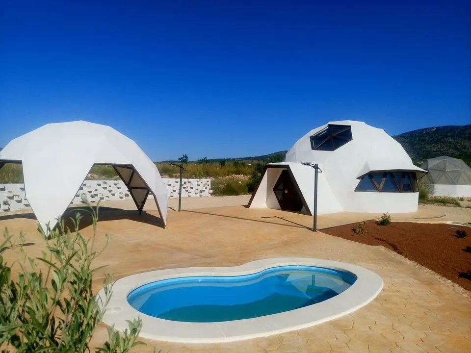 Magnifica casa geodésica