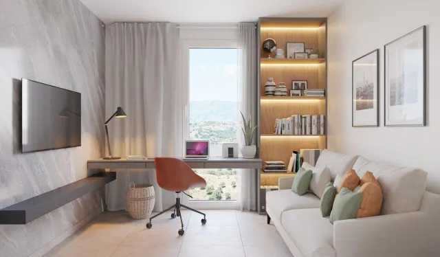 *** AMPLIO PAREADO EN ESQUINA, DE 4 DORMITORIOS, TERRAZA Y JARDIN AL SUR Y CON VISTAS AL MAR !!! — 17