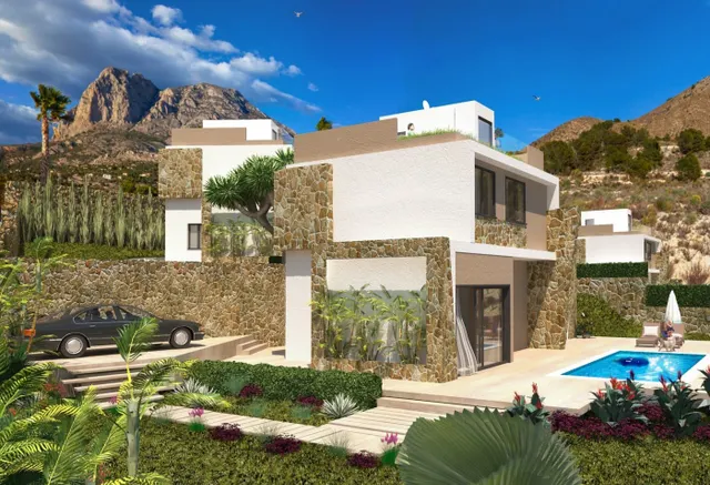VILLAS MODERNAS NUEVAS DE 1 PLANTA EN BALCON DE FINESTRAT !!! — 18