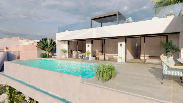 Villas modernas de lujo con vistas al campo de golf en Ciudad Quesada — 6