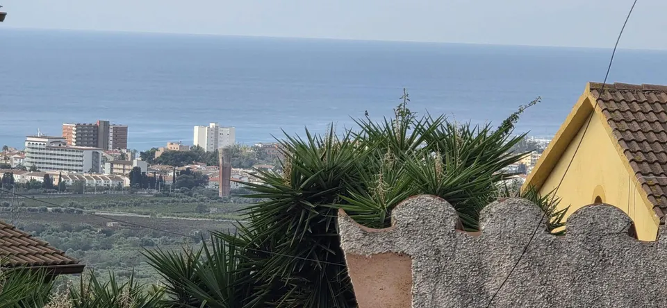 Vista al mar desde Oasis de El Vendrell