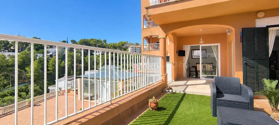 Piso con terraza y piscina en El Terreno, Palma