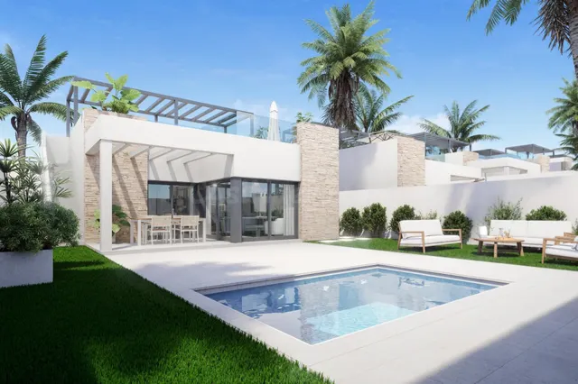 Modernas villas de nueva construcción con piscina privada en