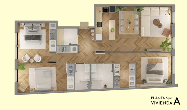 Piso 3 habitaciones 894m² en venta - Centro - Areal — 27