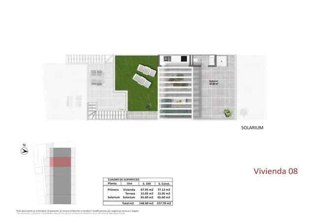 Apartamento 2 habitaciones 164m² en venta - Zona Pueblo — 9