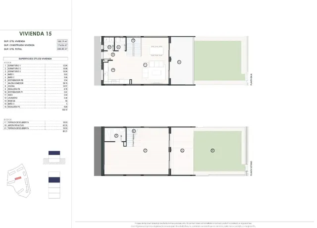 Modernas casas adosadas de 3 dormitorios en venta en Balcón de Finestrat, Costa Blanca — 17