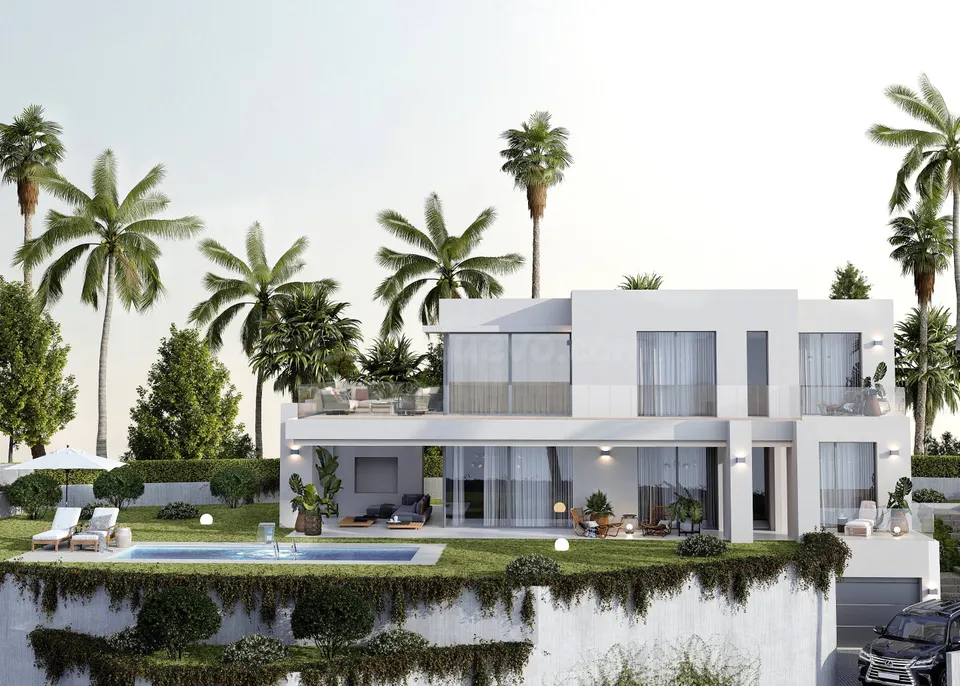 Villa de Lujo en venta en Mijas Pueblo con Ascensor Privado, Piscina y Vistas Panorámicas – Exquisita Vida Mediterránea en la Costa del Sol
