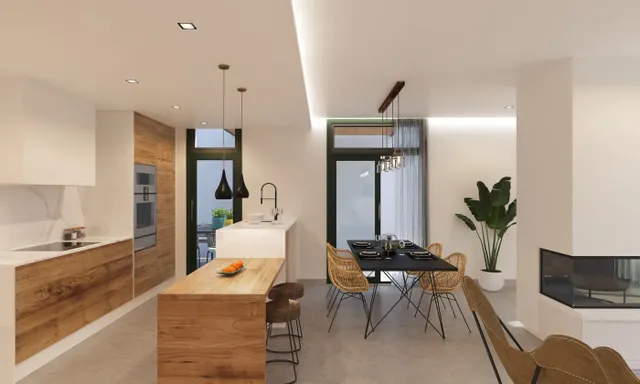 Villas independientes y semi adosadas de obra nueva en el típico pueblo de Daya Nueva. — 2