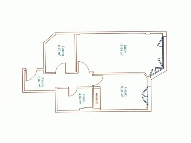 Vivienda  exterior actualizada de UN dormitorio en pleno centro de Palencia — 34