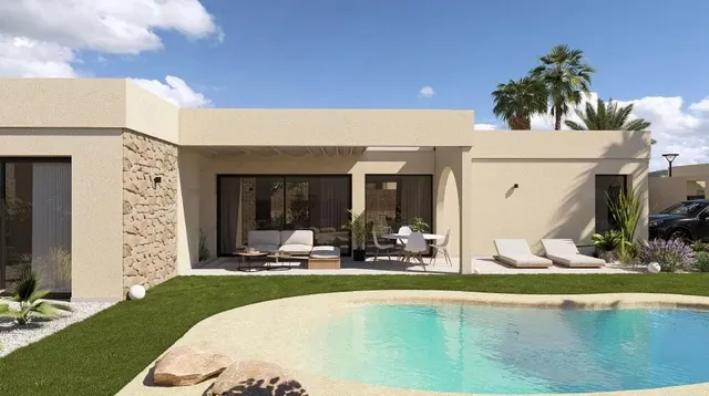 Villas contemporáneas de una sola planta en Altaona Golf Resort Murcia — 14
