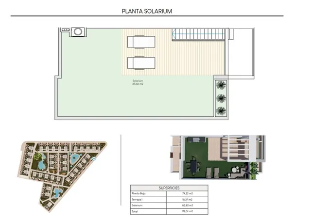 Bungalow 2 habitaciones 131m² en venta - Los balcones — 16