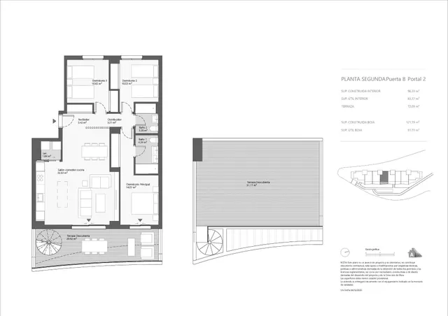 Ático 3 habitaciones 121m² en venta - Lo Cea - Los Cortijos — 14