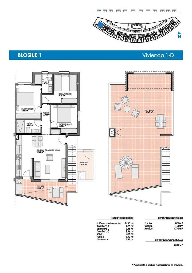 Bungalow 3 habitaciones 75m² en venta - Lo Romero Golf — 10