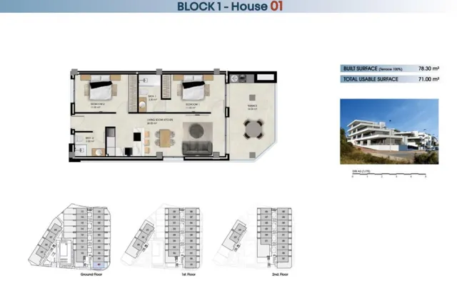 Apartamento 2 habitaciones 78m² en venta - El pinet — 5