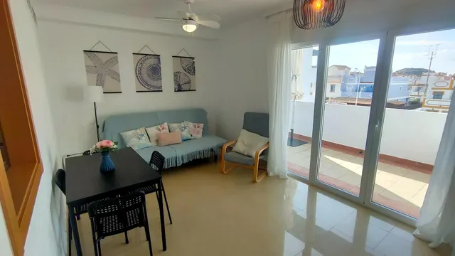Apartamento de 1 dormitorio con terraza y piscina en Urbanización Milenio III en San Juan de los Terreros — 8