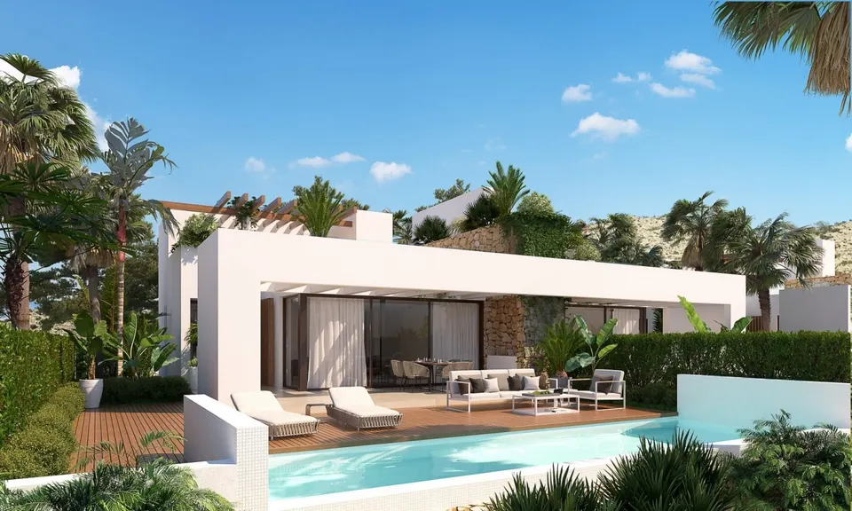ADOSADOS CON JARDÍN, PISCINA Y SOLARIUM PRIVADOS EN CAMPO GOLF FONT DEL LLOP