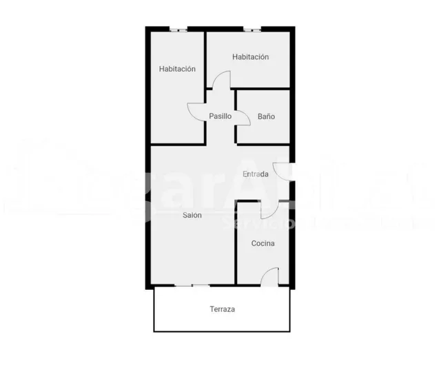 EXTERIOR CON PISCINA, GARAJE Y TERRAZA A SOLO 200 M DE LA PLAYA — 42