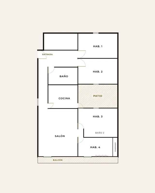 Exclusiva vivienda de 4 dormitorios, totalmente reformada, a 550m del puerto y la playa de Cambrils. — 37